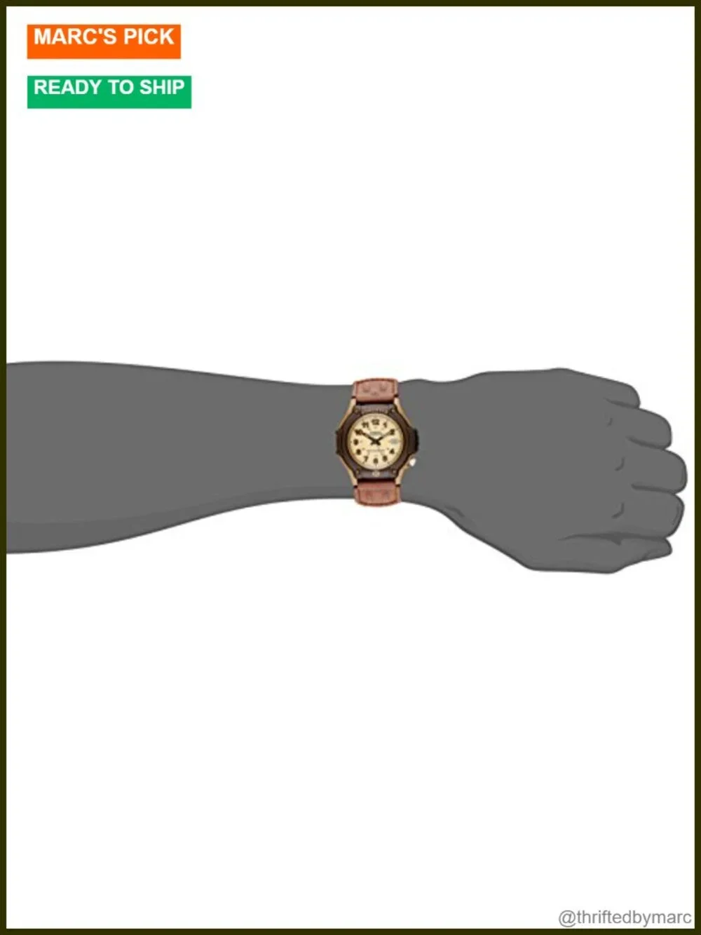 Men's Analog Watch with 100M Water Resistance Nylon Band LED Light Date Display